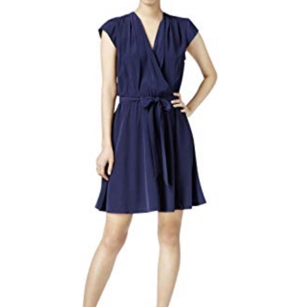 Maison Jules Belted Flare Dress